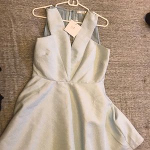NWT FRNCH Lucy Paris light blue cocktail dress